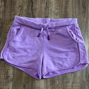 Athleta girl Terry Shorts with Drawstring size 14